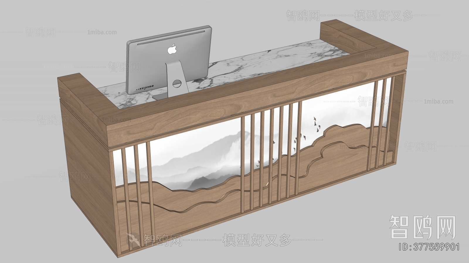 New Chinese Style Reception Desk