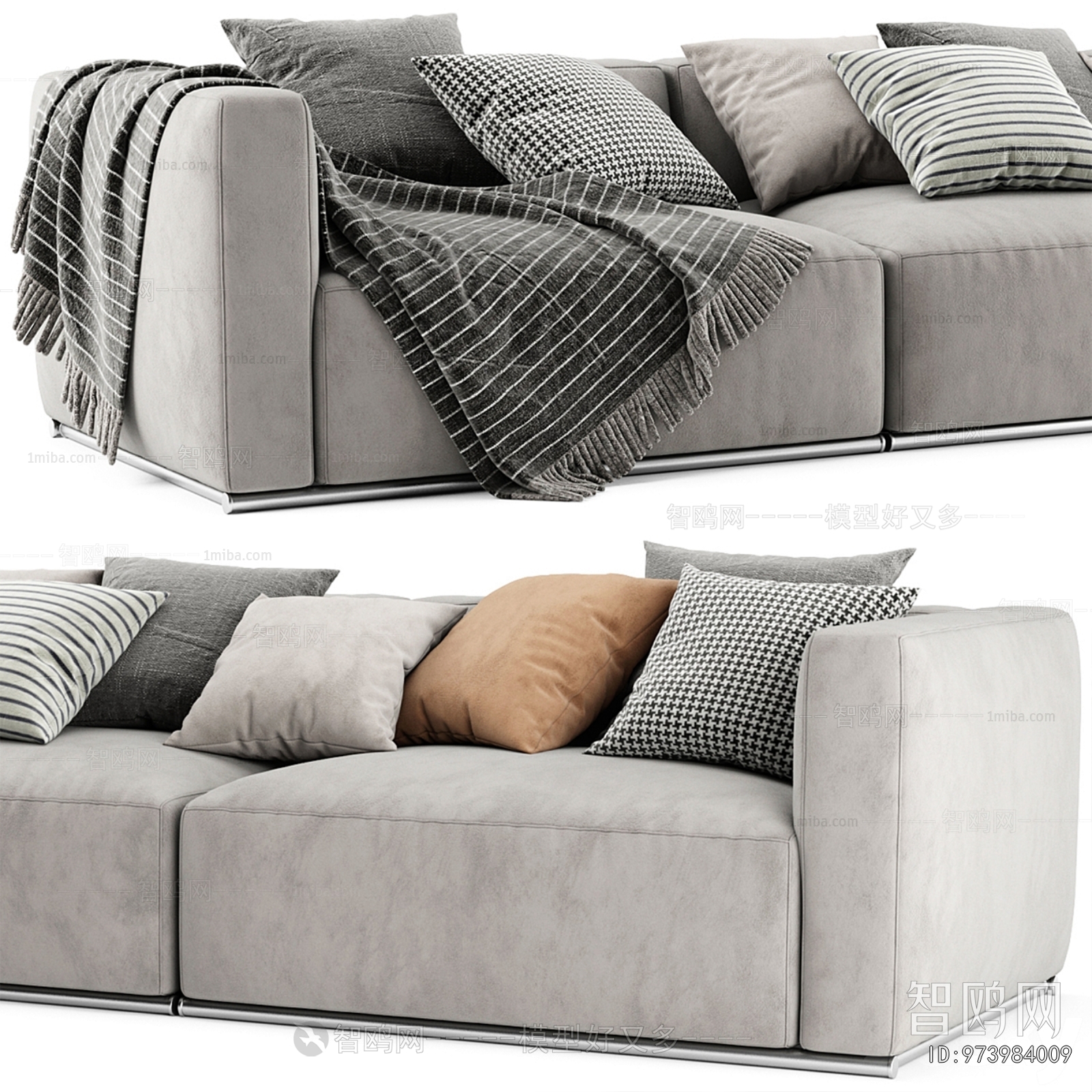Modern Three-seat Sofa