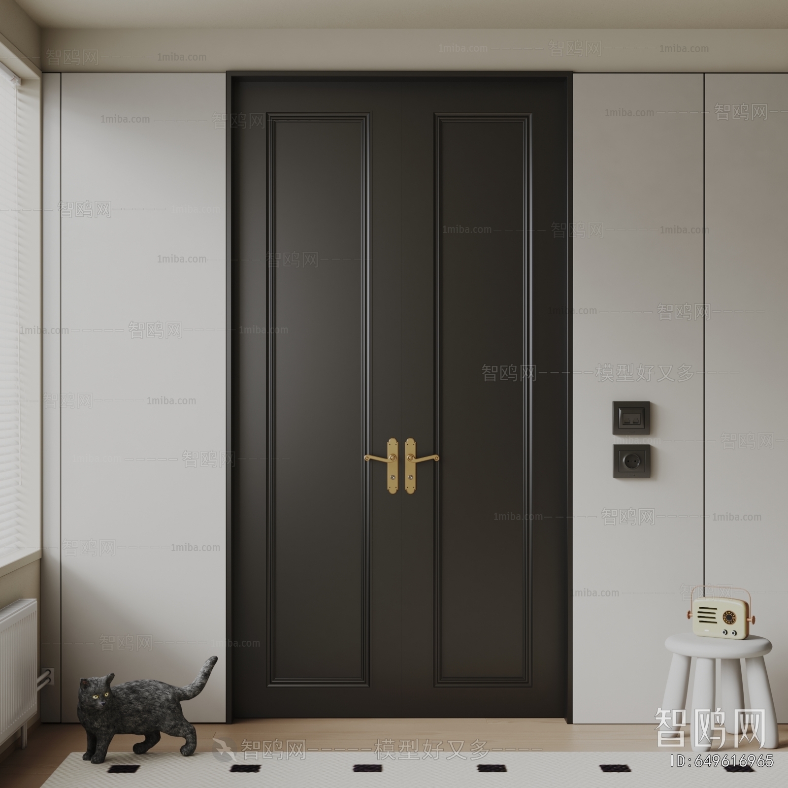 Modern Double Door