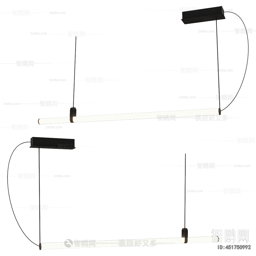 Modern Long Chandelier