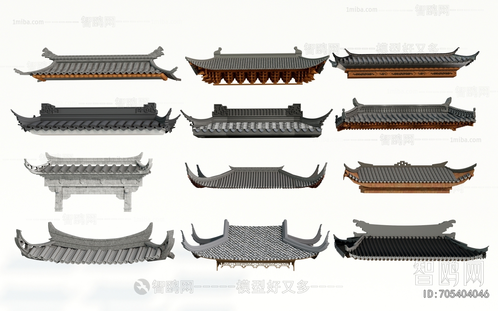 Chinese Style Building Component