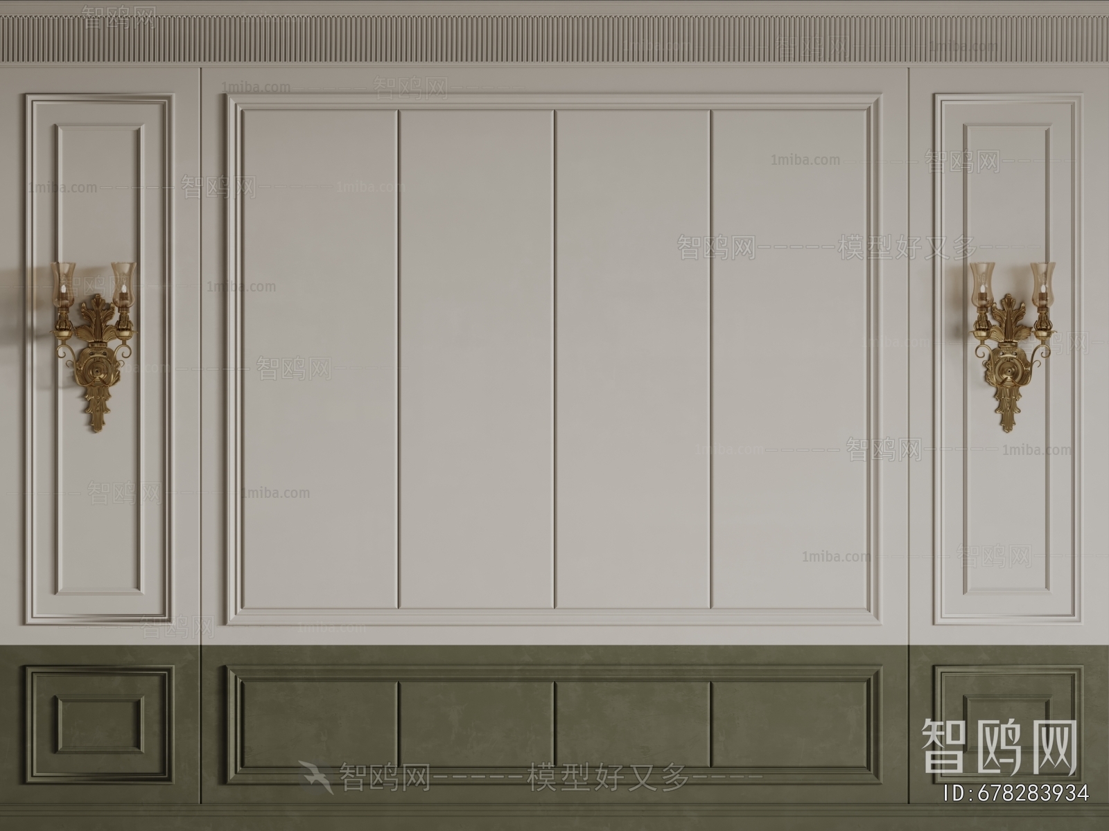 French Style TV Wall