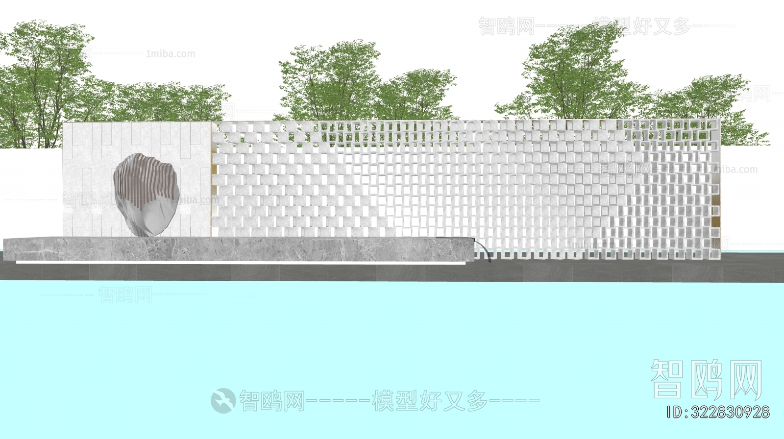 Modern Landscape Wall