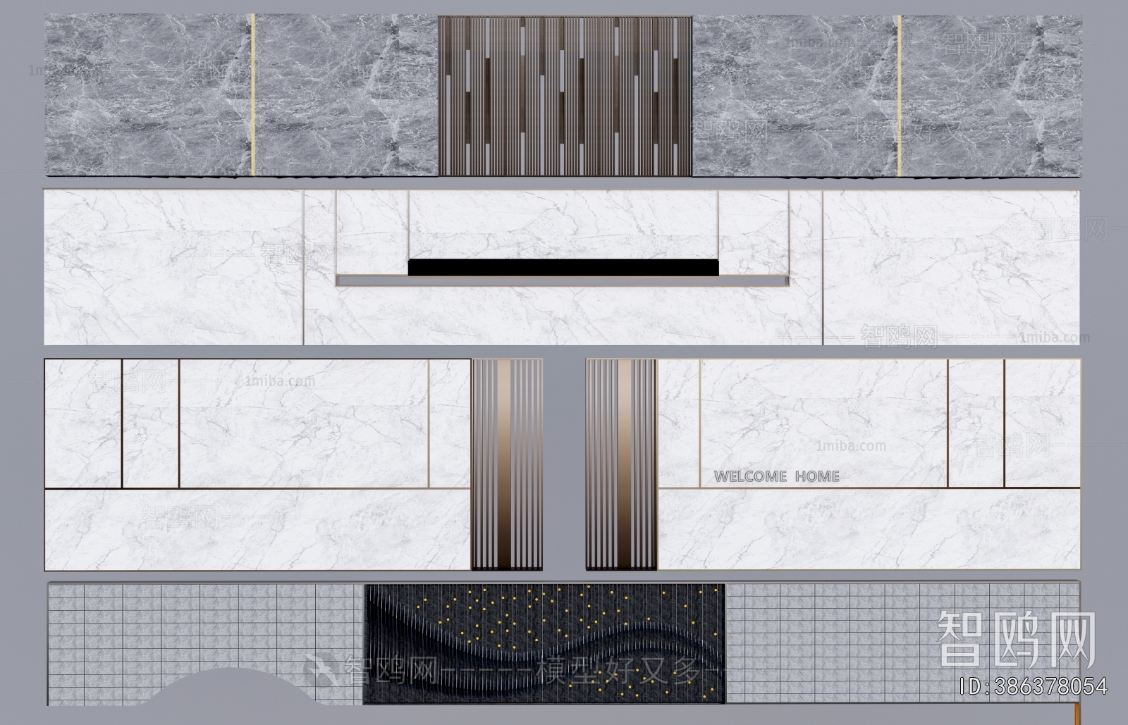 Modern Landscape Wall