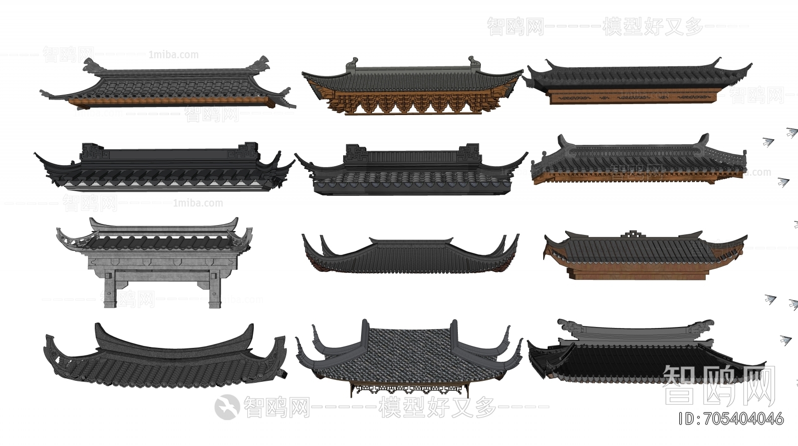 Chinese Style Building Component