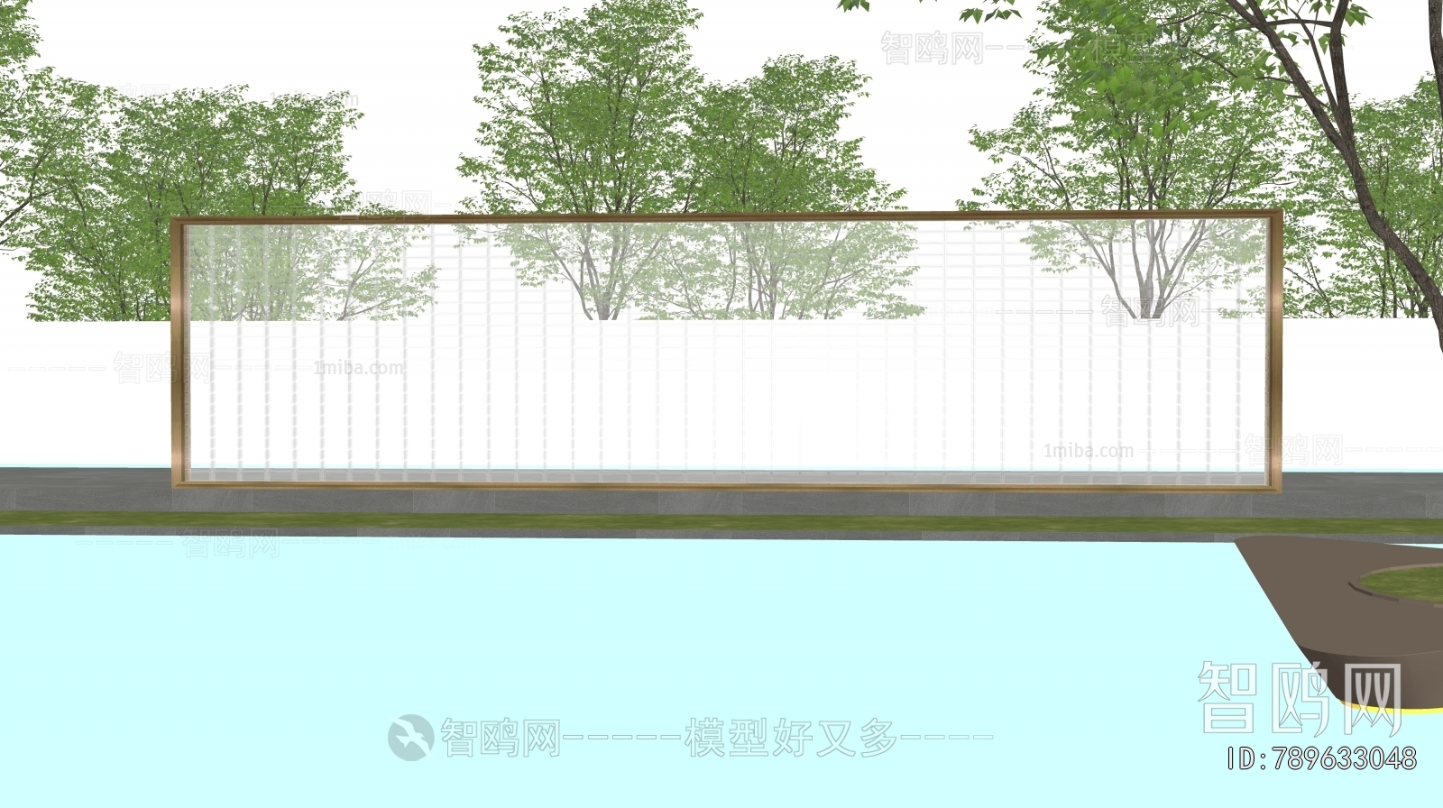 Modern Landscape Wall