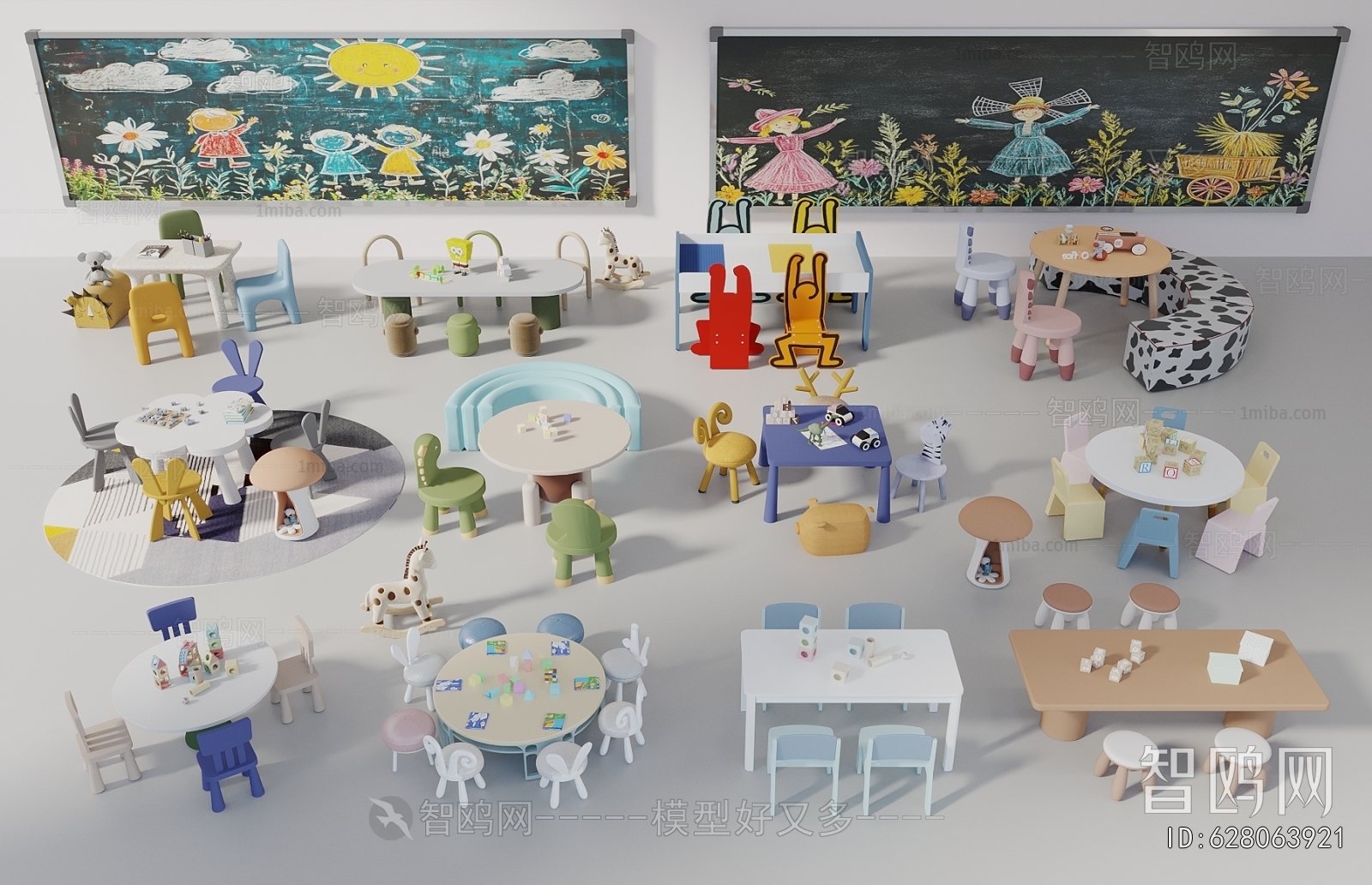 Modern Children's Table/chair