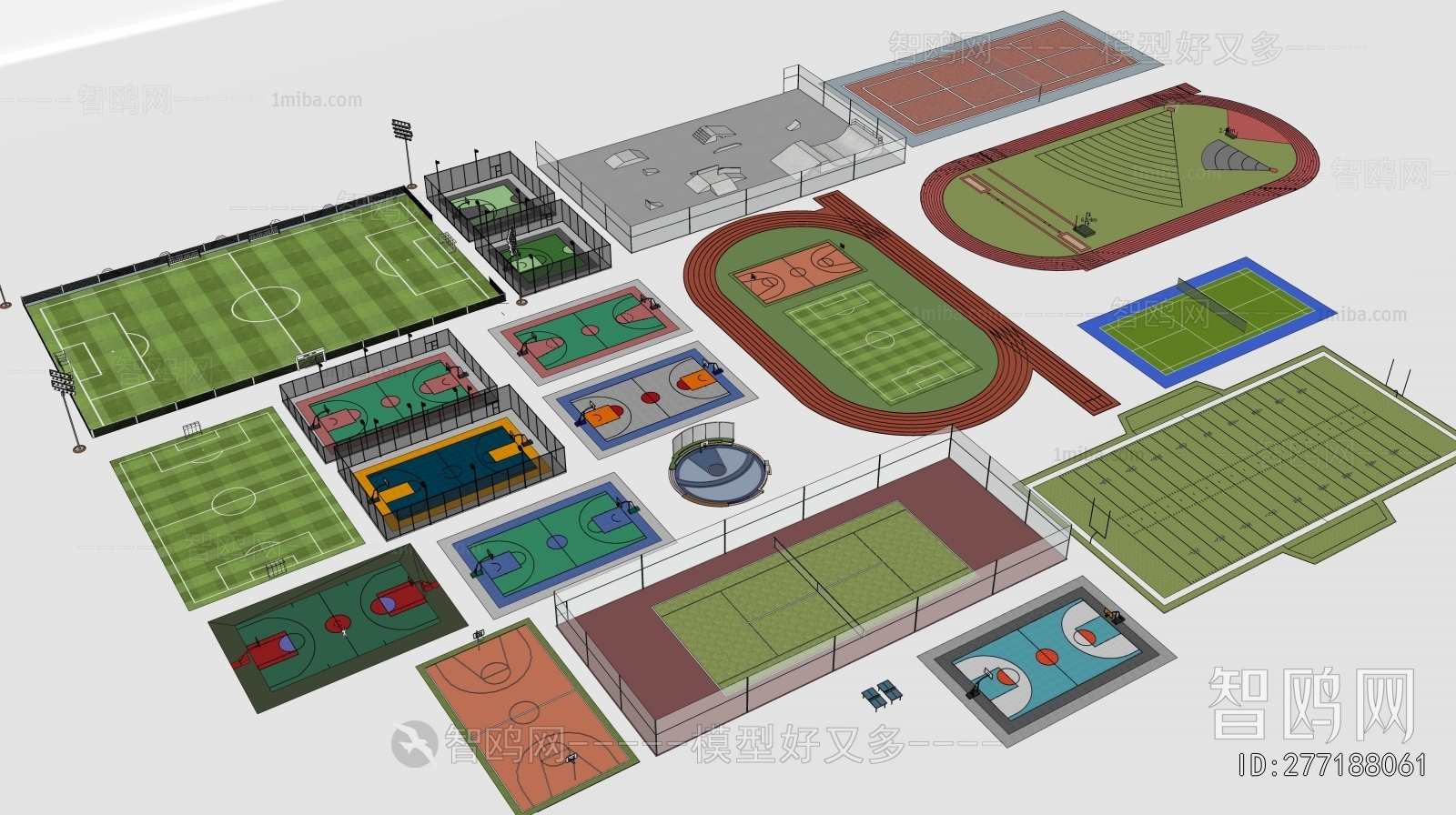 Modern Outdoor Sports Stadium