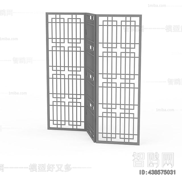 New Chinese Style Wooden Screen Partition