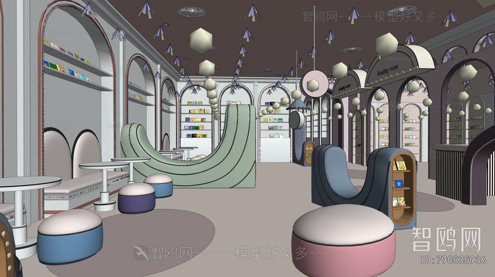 Modern Bookstore Book Bar