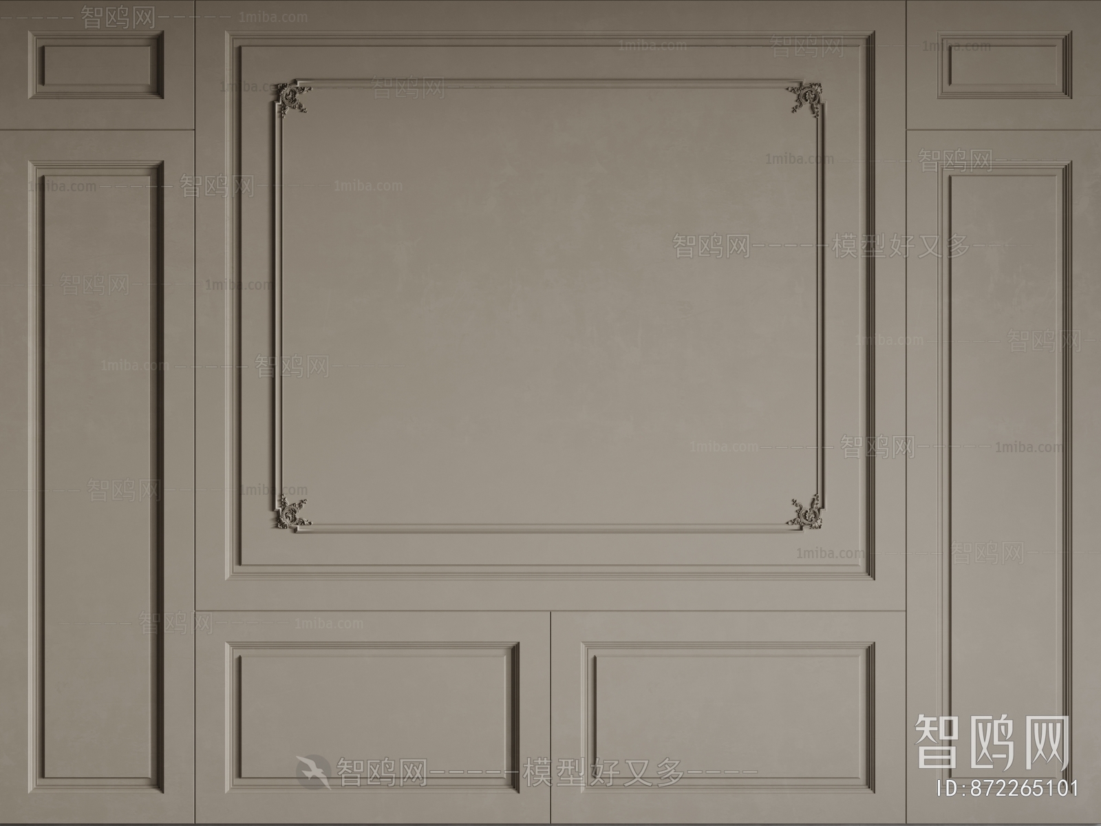 French Style TV Wall