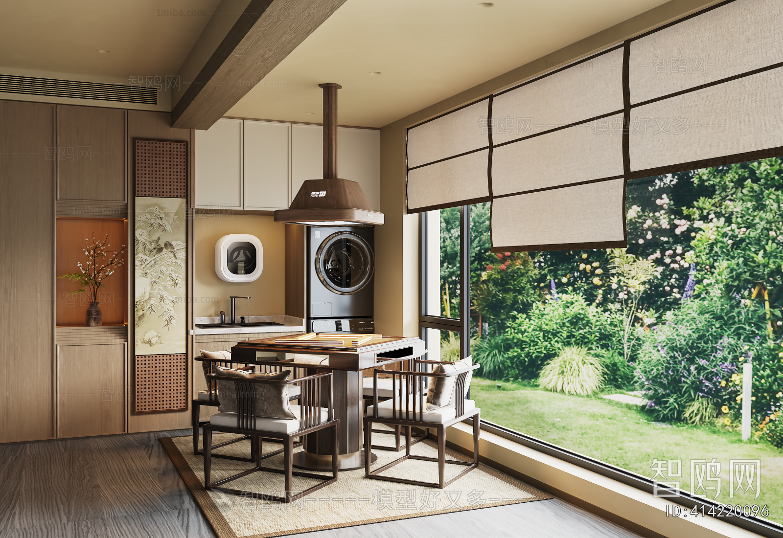 New Chinese Style Leisure Balcony