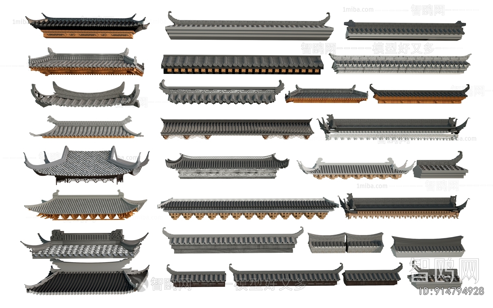Chinese Style Building Component