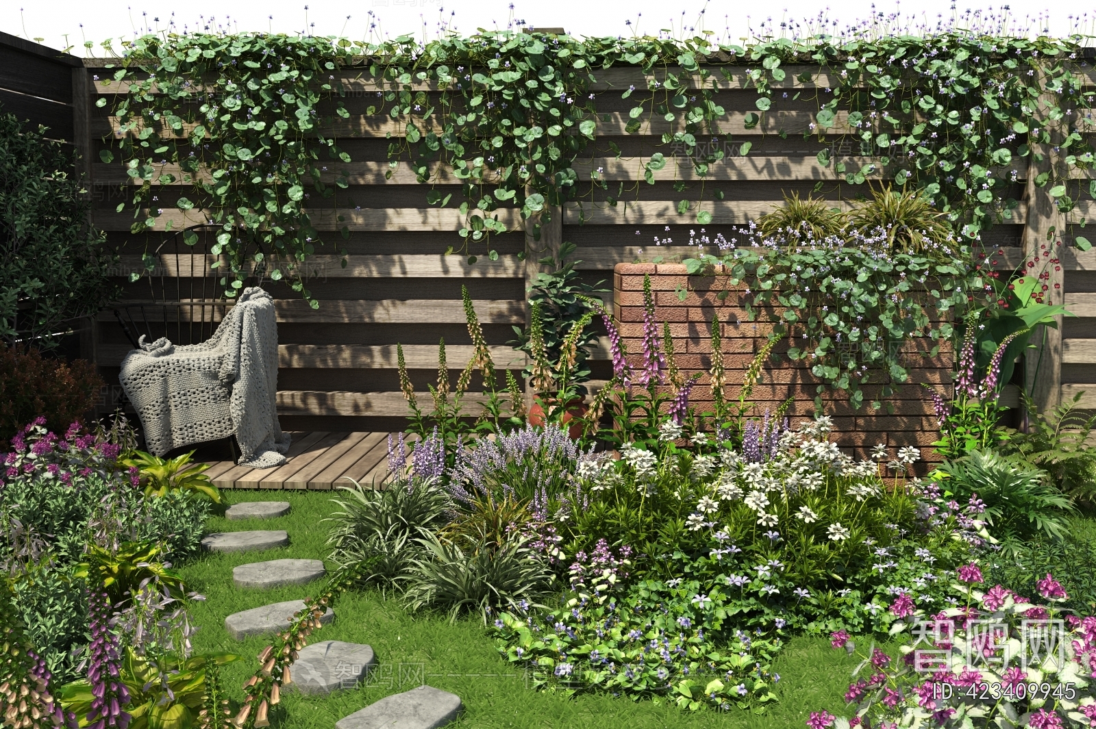 Modern Courtyard/landscape