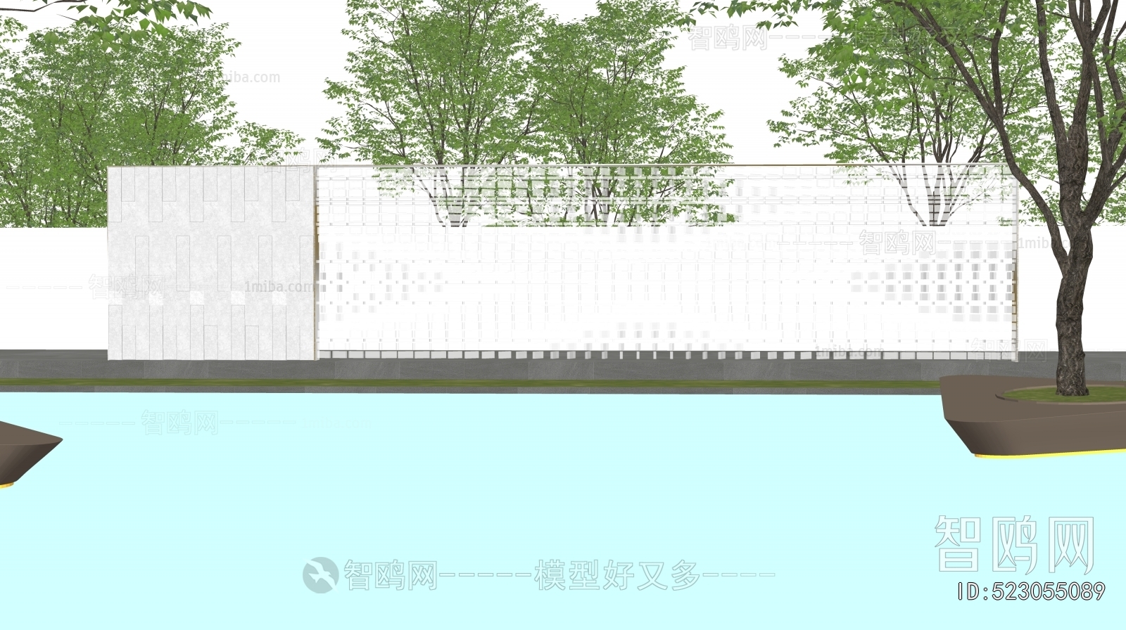 Modern Landscape Wall