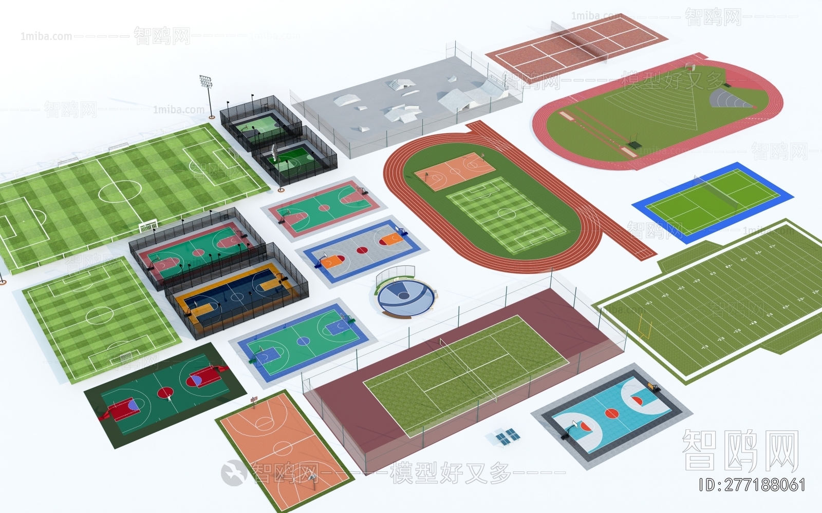 Modern Outdoor Sports Stadium