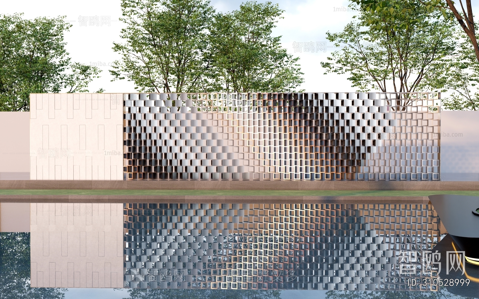 Modern Landscape Wall