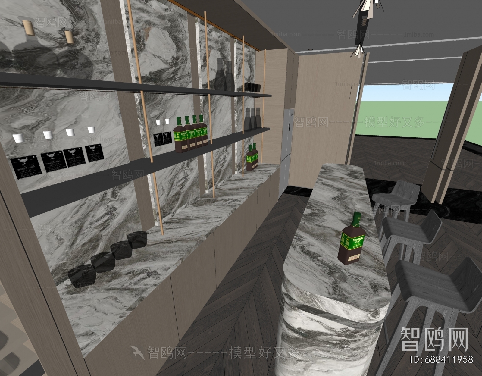 Modern Wine Cellar/Wine Tasting Room