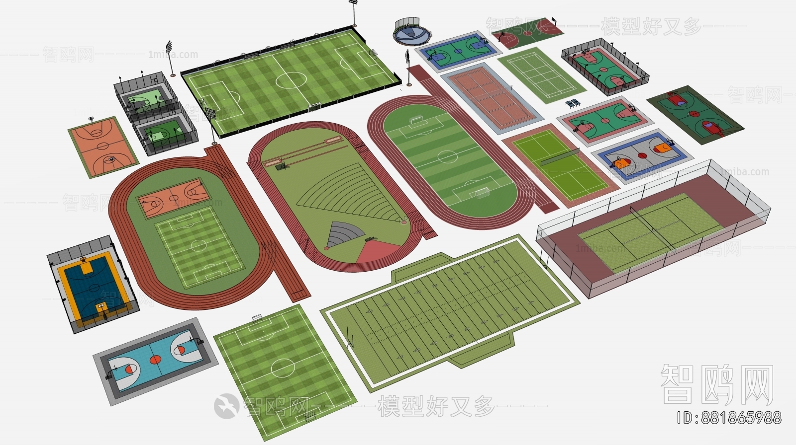 Modern Outdoor Sports Stadium