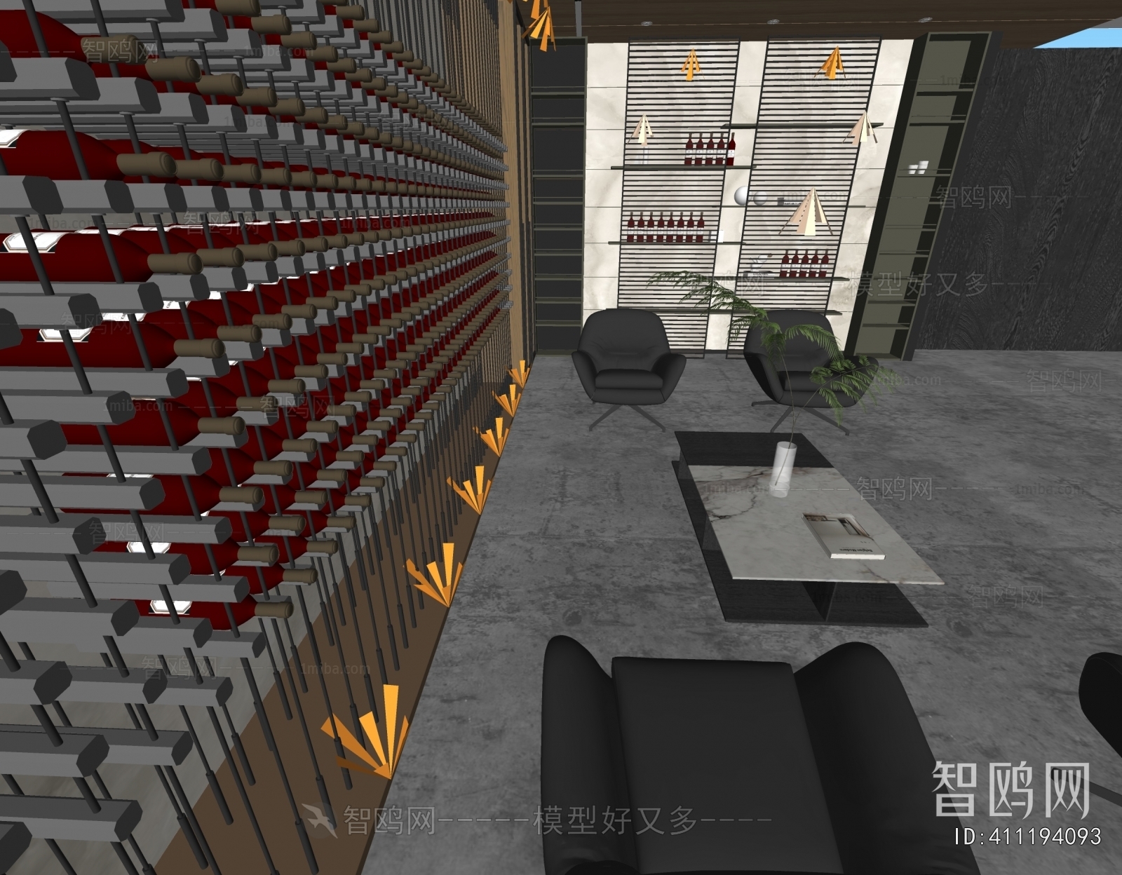 Modern Wine Cellar/Wine Tasting Room