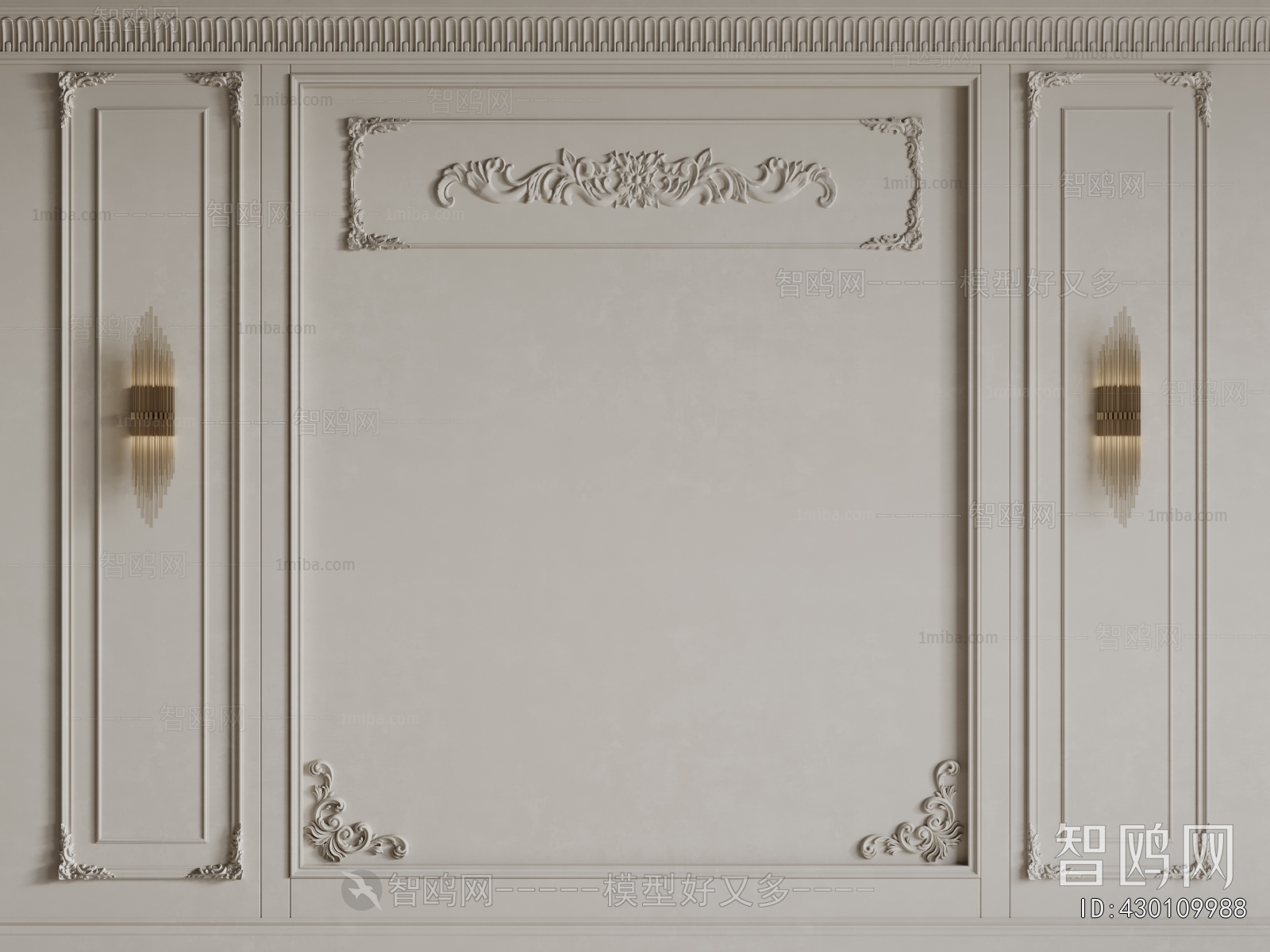 French Style TV Wall