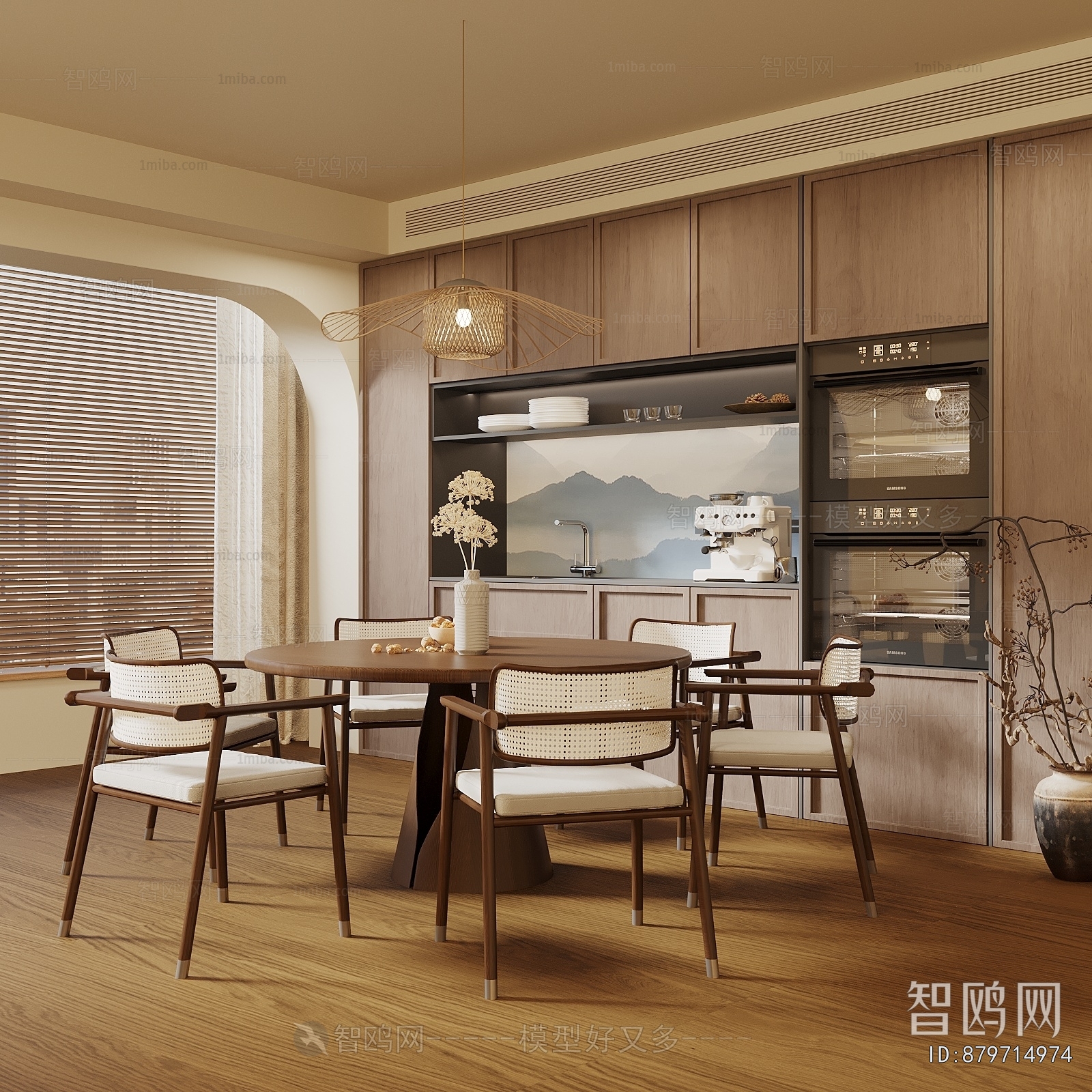 New Chinese Style Dining Room