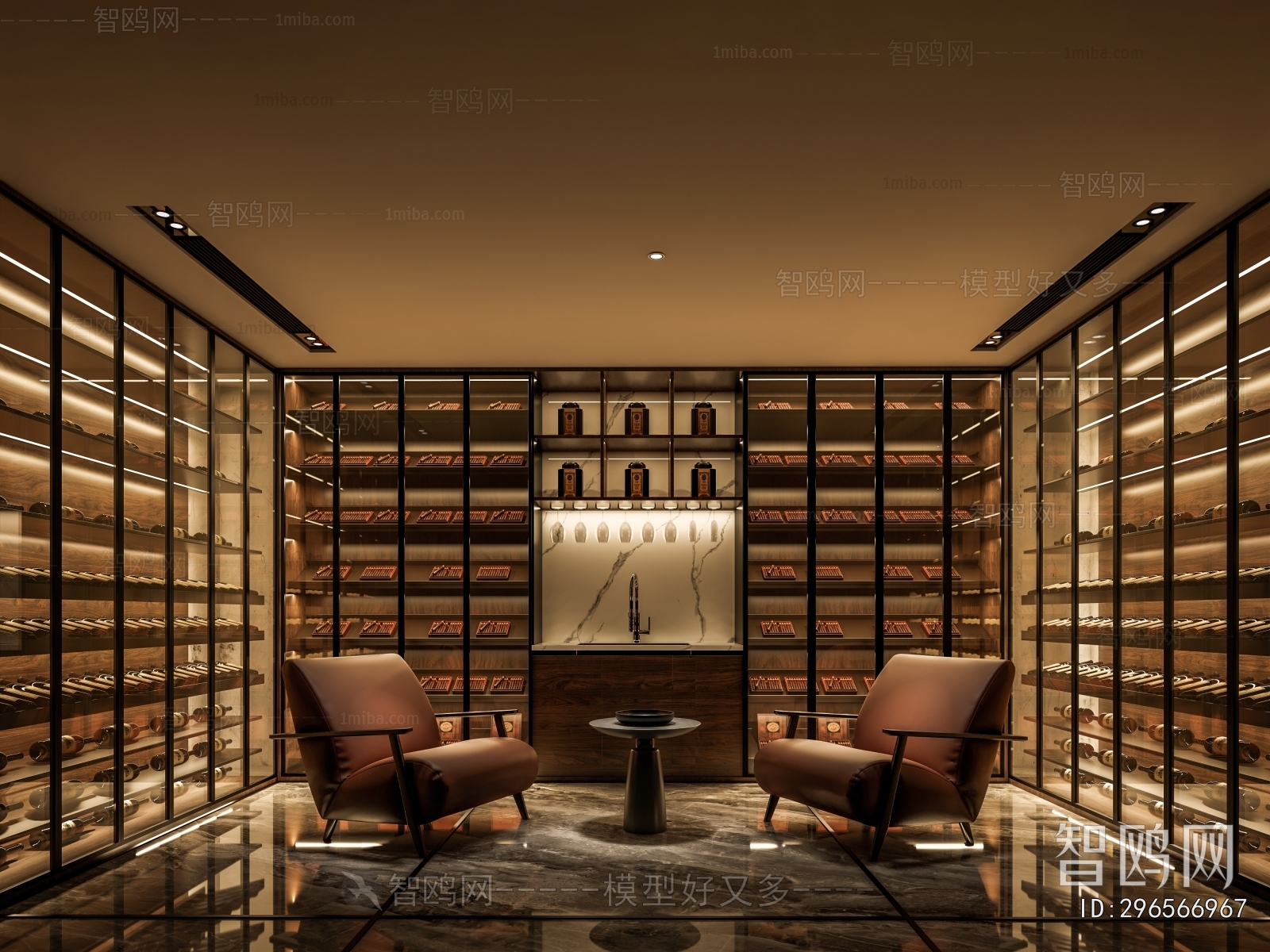 Modern Wine Cellar/Wine Tasting Room