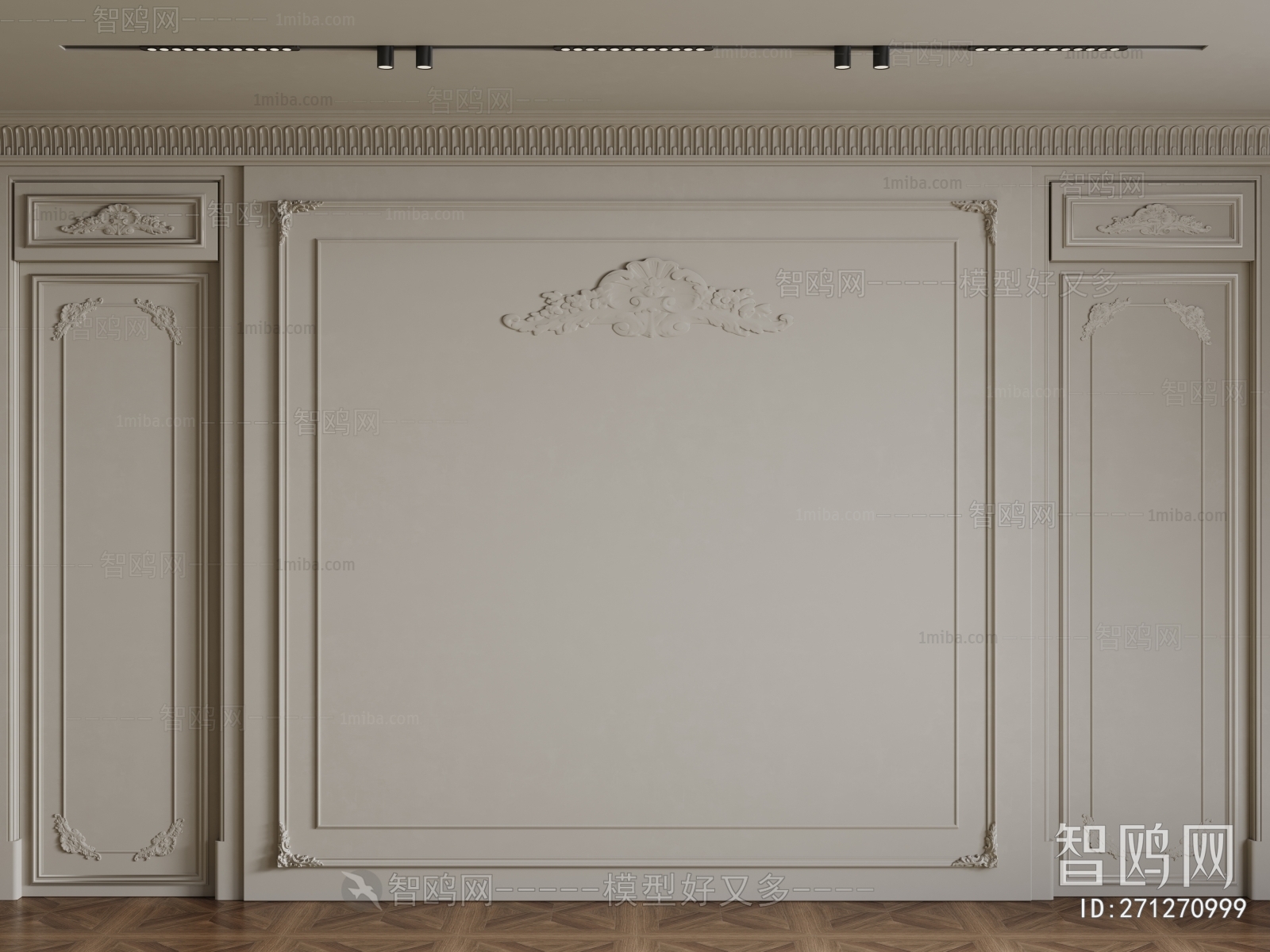 French Style TV Wall