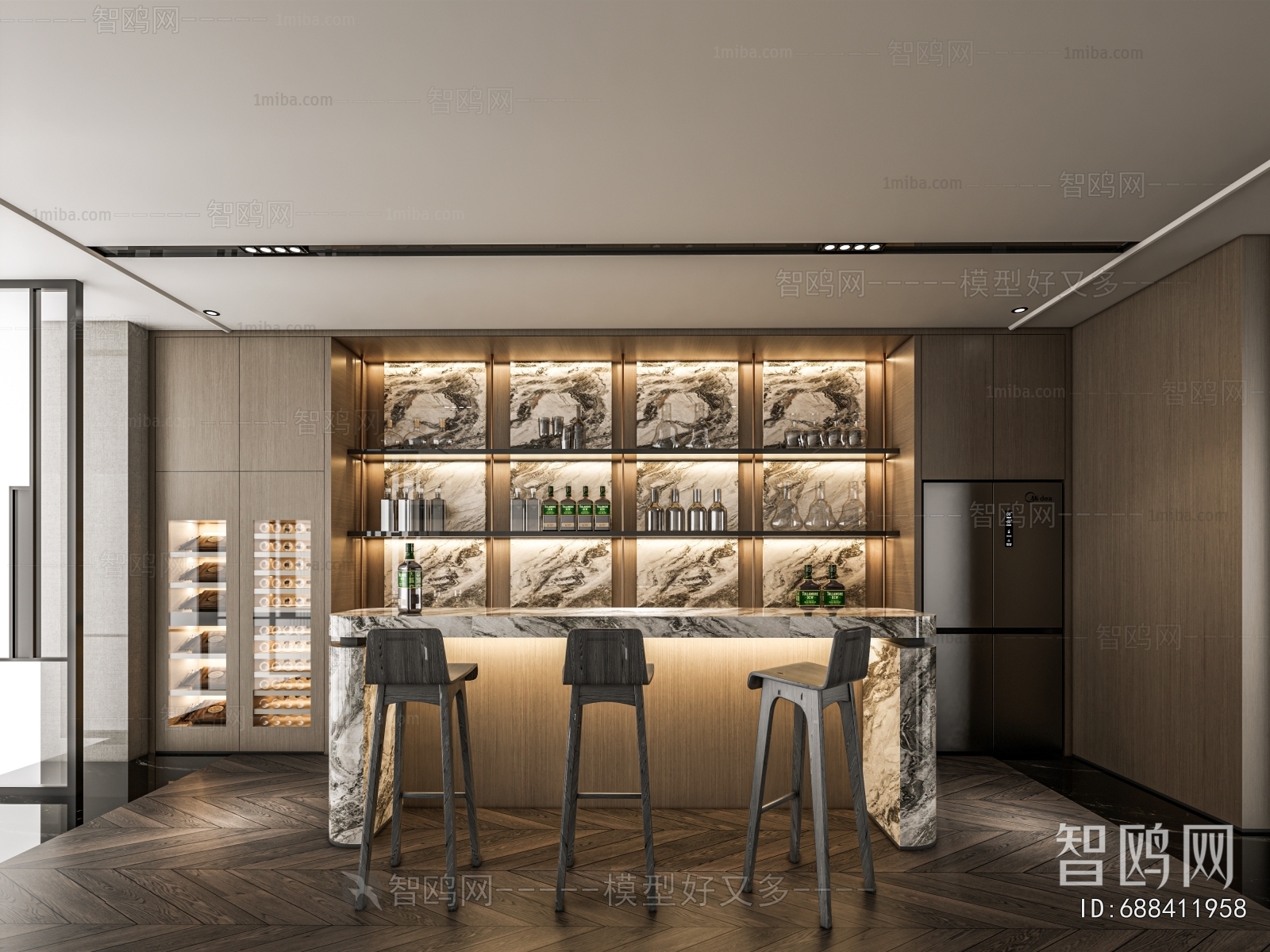 Modern Wine Cellar/Wine Tasting Room