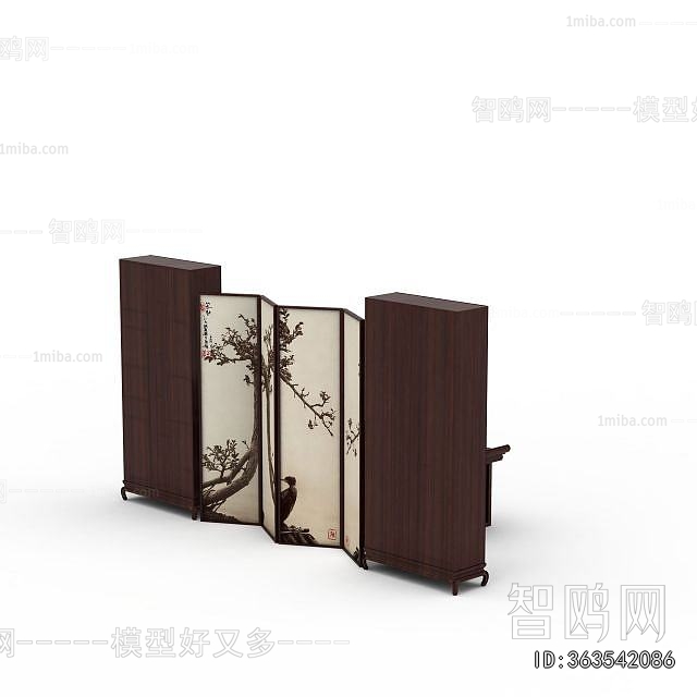 New Chinese Style Computer Desk And Chair