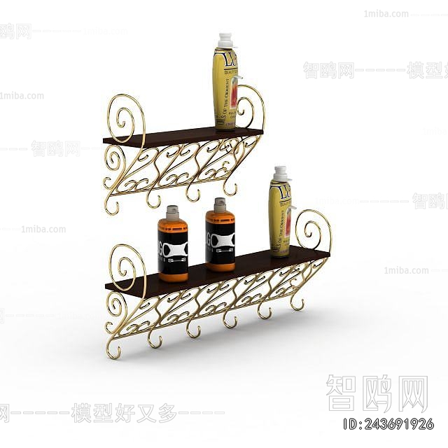 Simple European Style Bathroom Rack