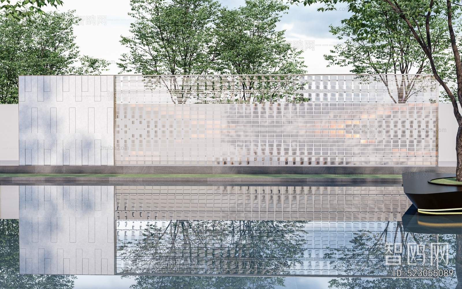 Modern Landscape Wall