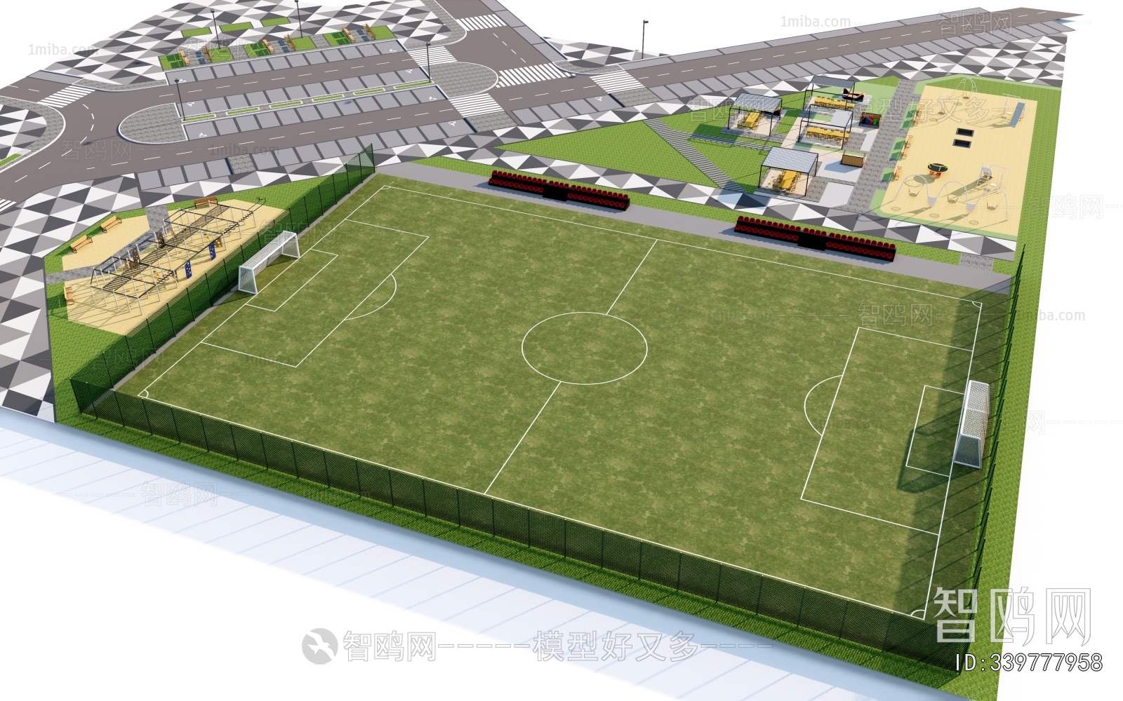 Modern Outdoor Sports Stadium