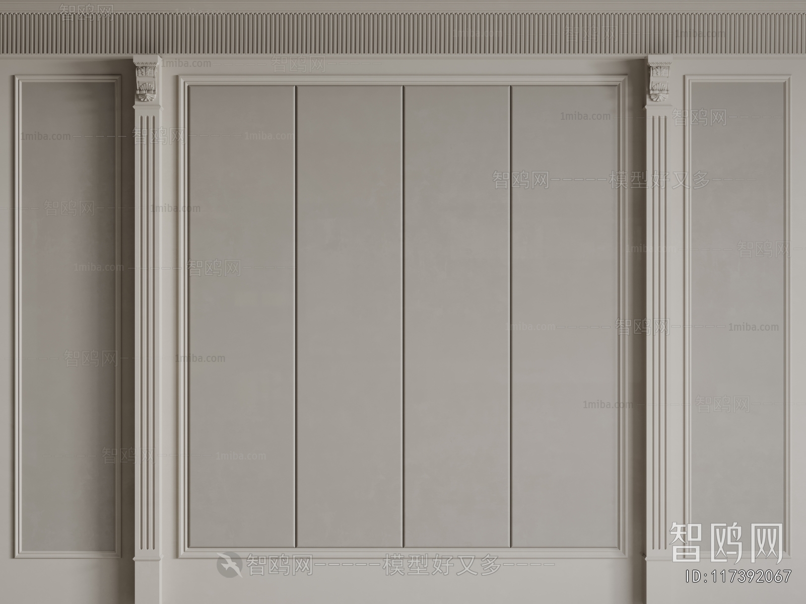 French Style TV Wall