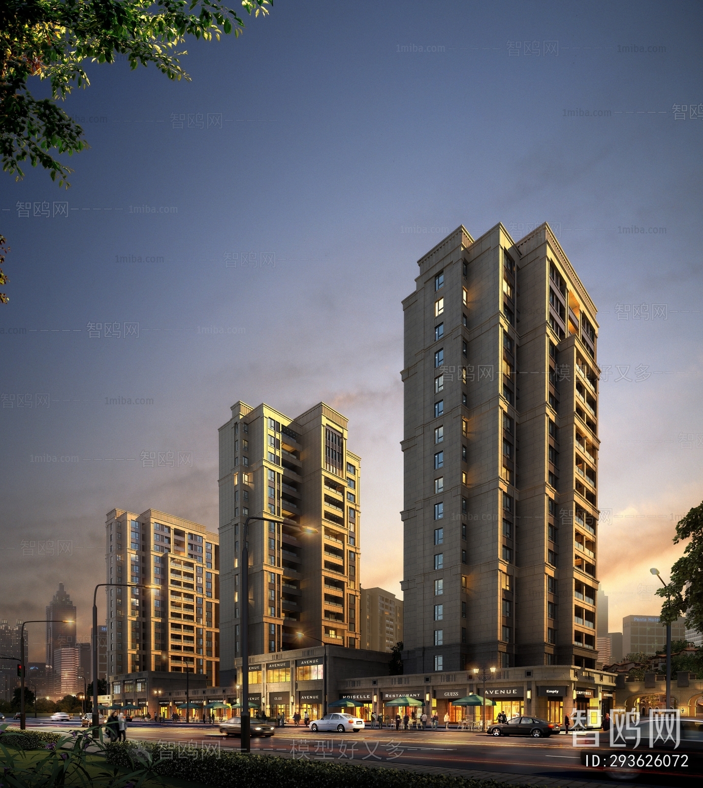 European Style Commercial Street