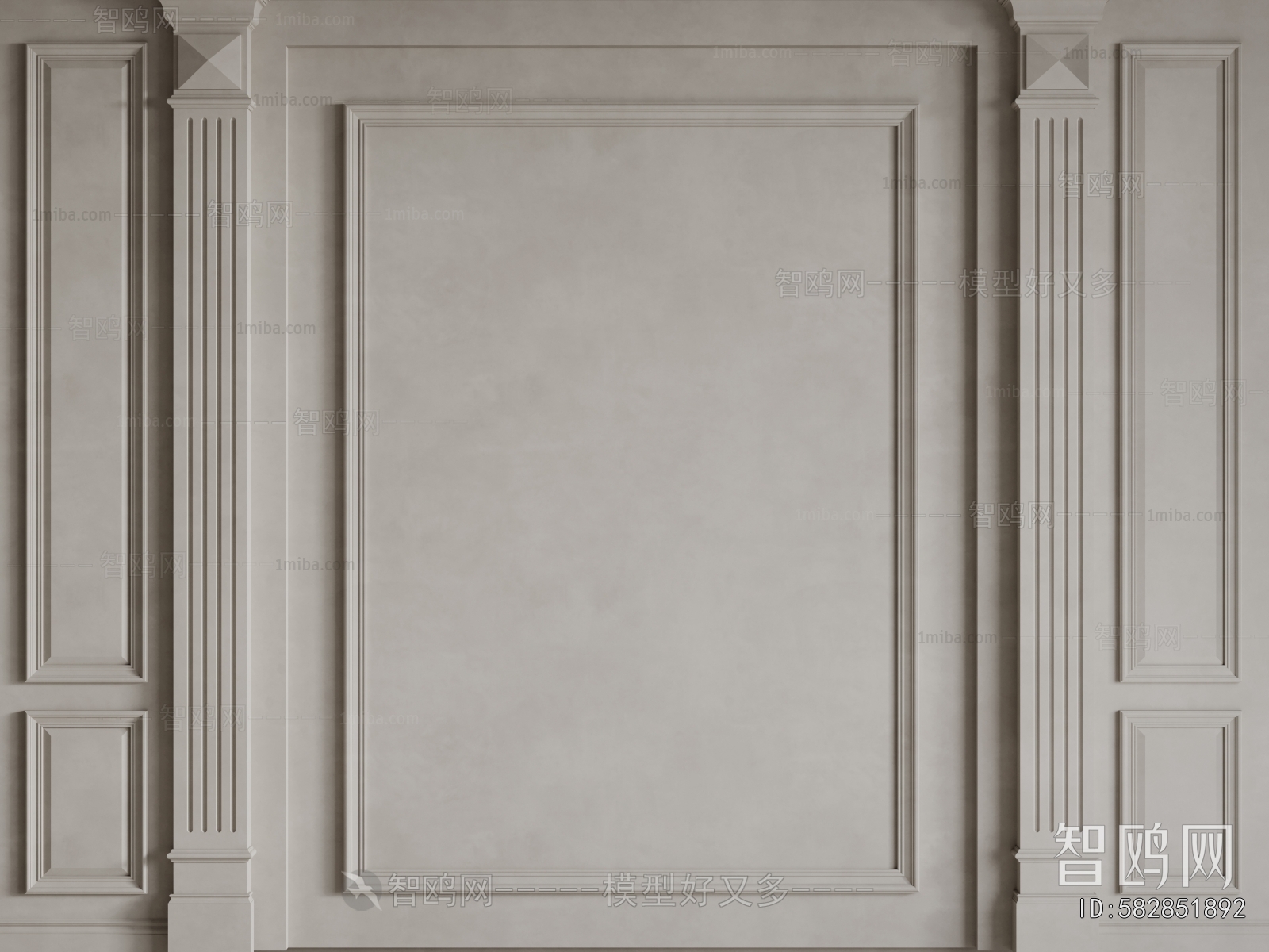 French Style TV Wall