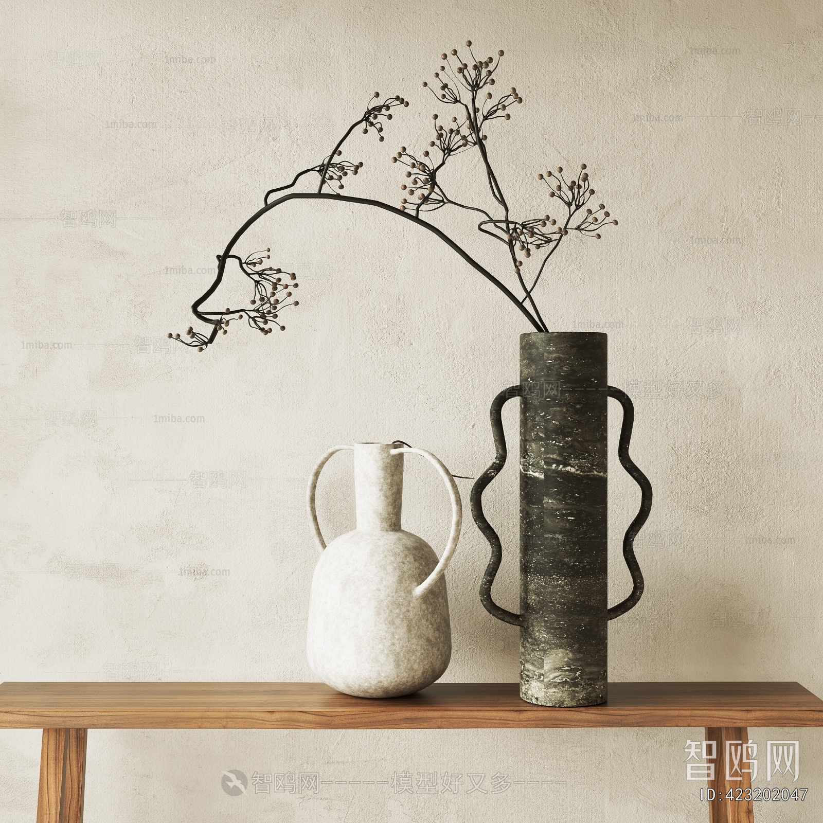 Wabi-sabi Style Dried Branch