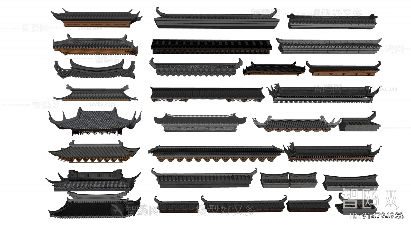 Chinese Style Building Component