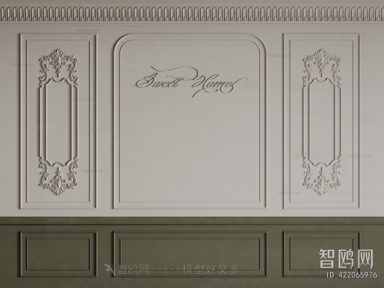 French Style TV Wall