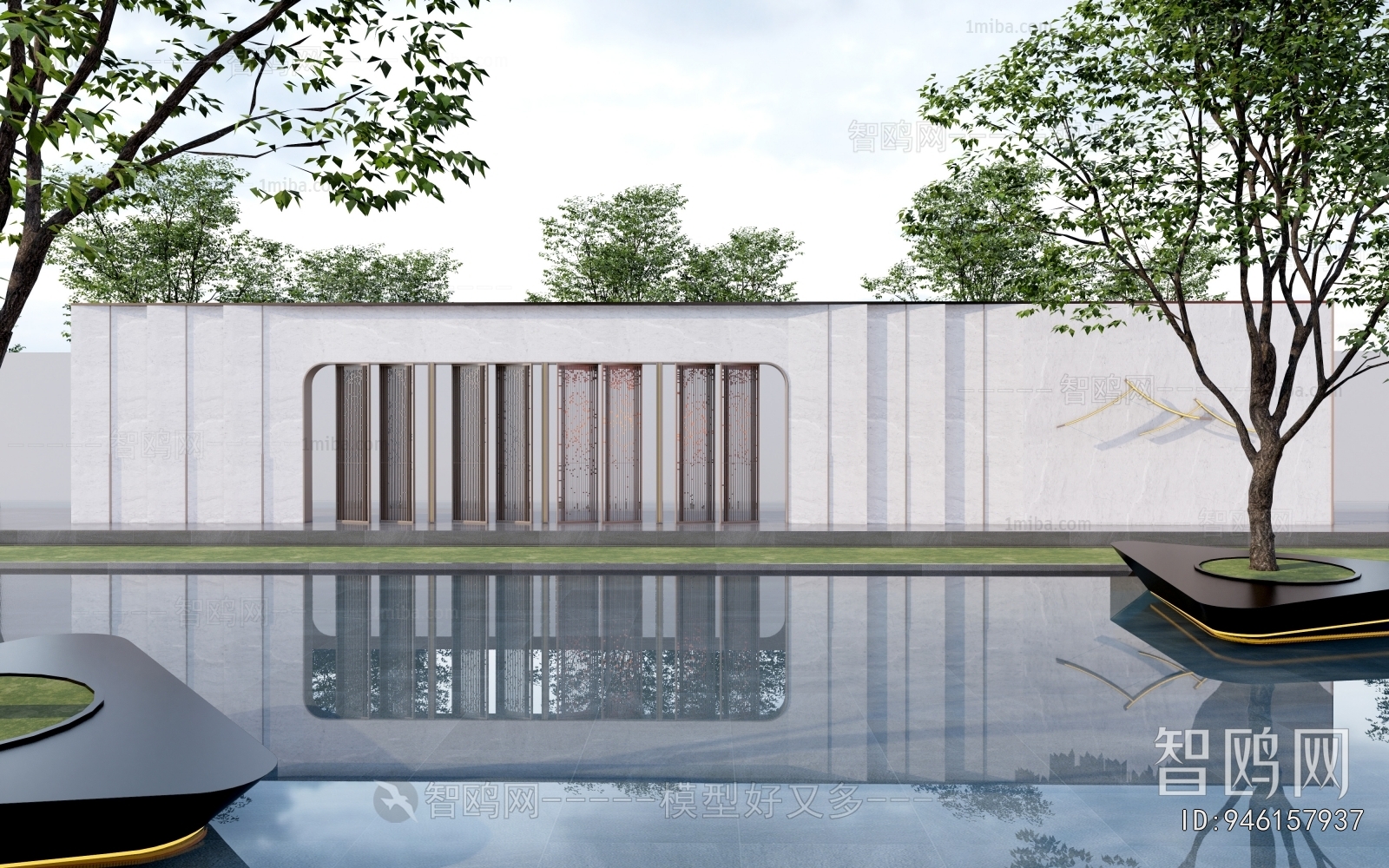 Modern Landscape Wall