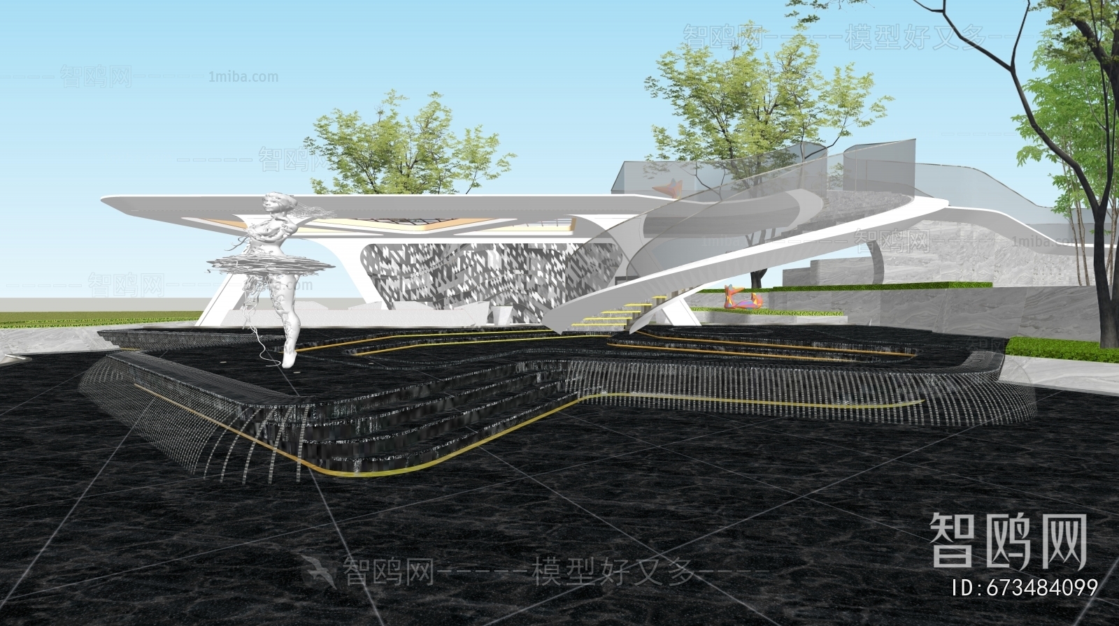 Modern Sculpture Sketch