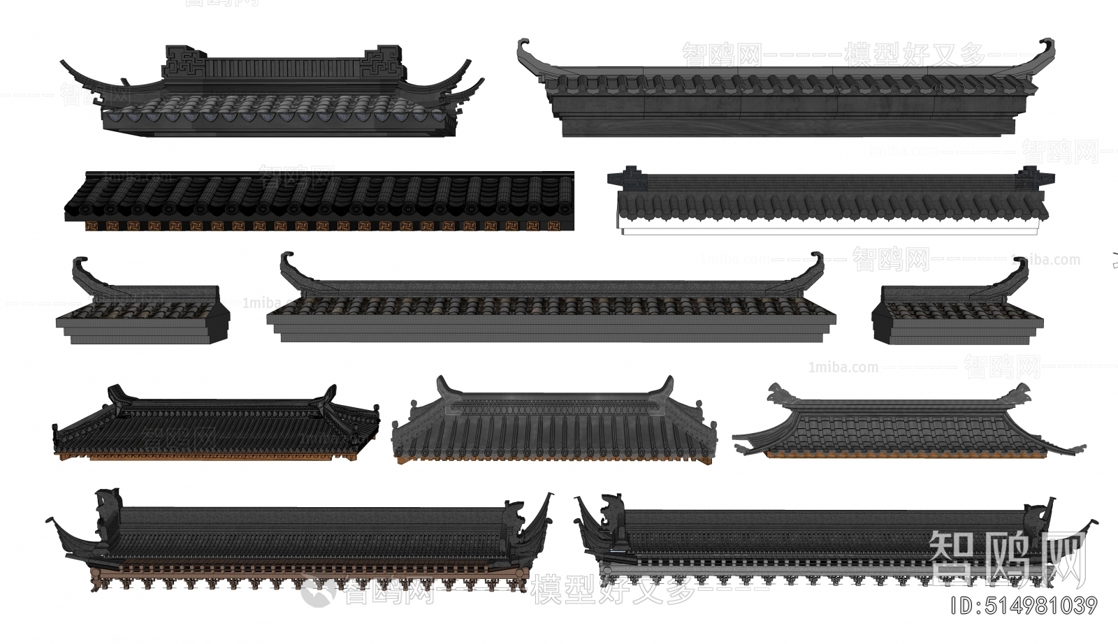 Chinese Style Building Component