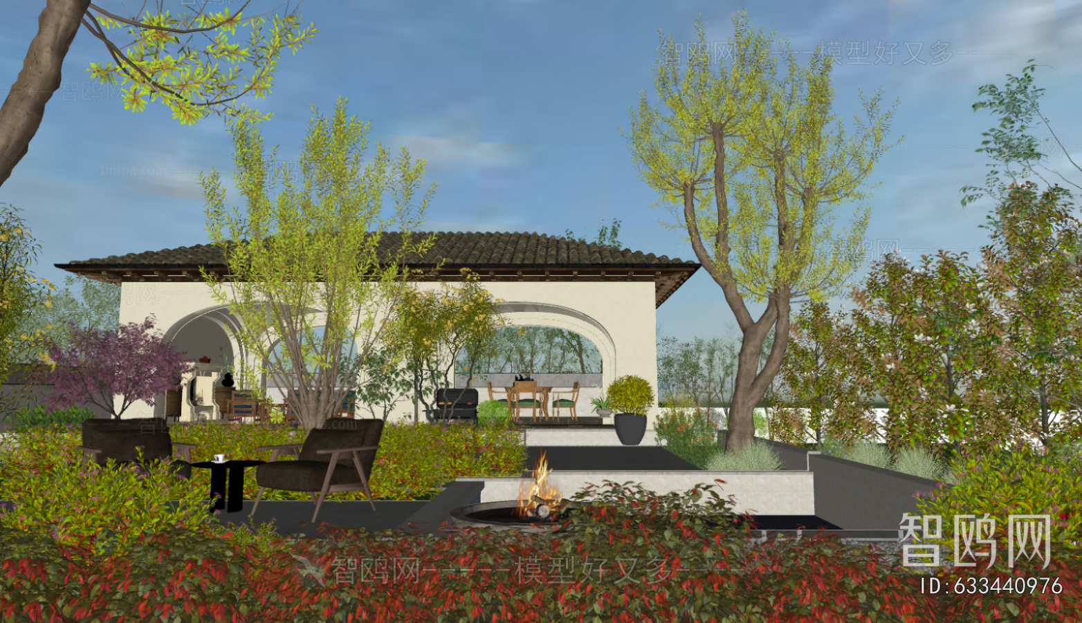 Modern Courtyard/landscape