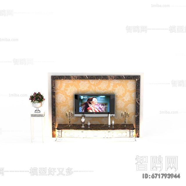 European Style TV Cabinet