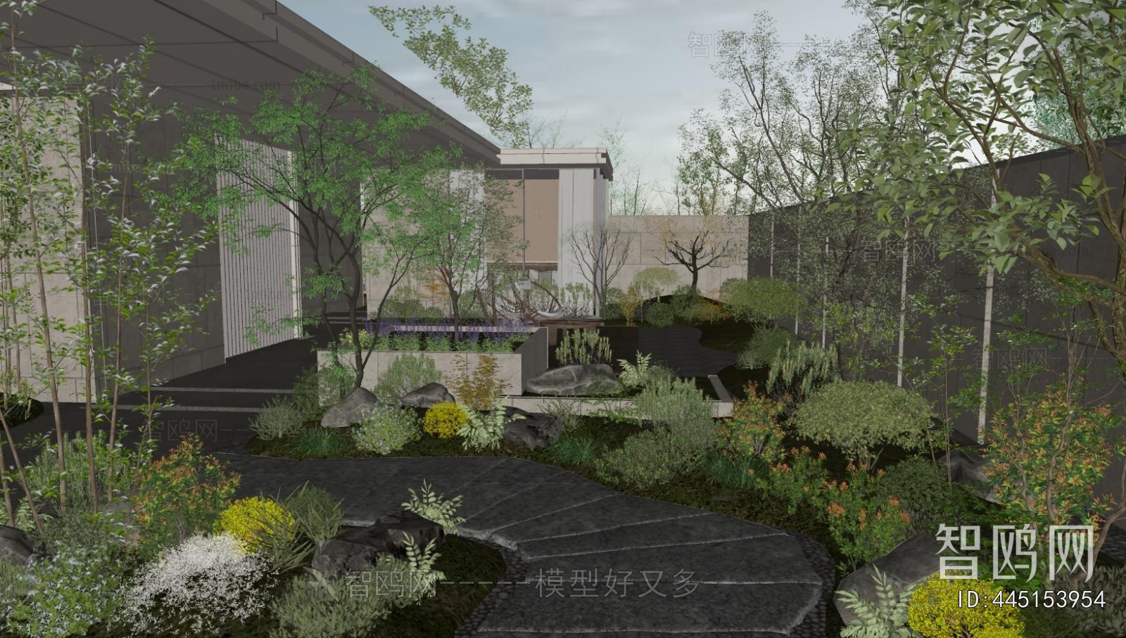 Modern Courtyard/landscape