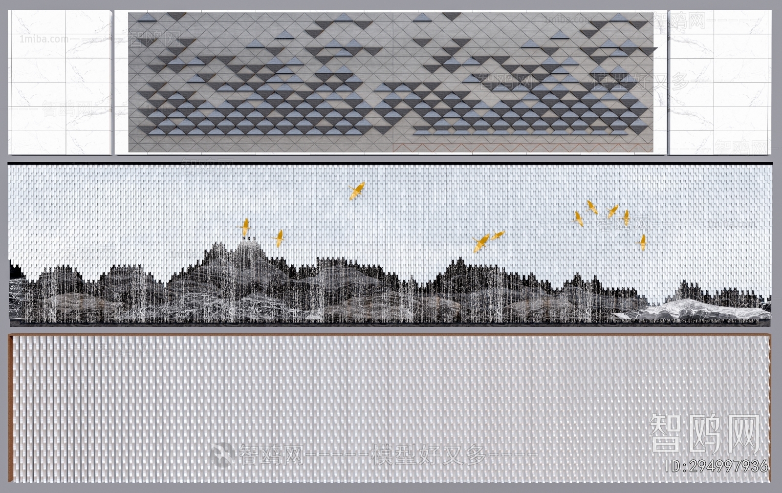 New Chinese Style Landscape Wall