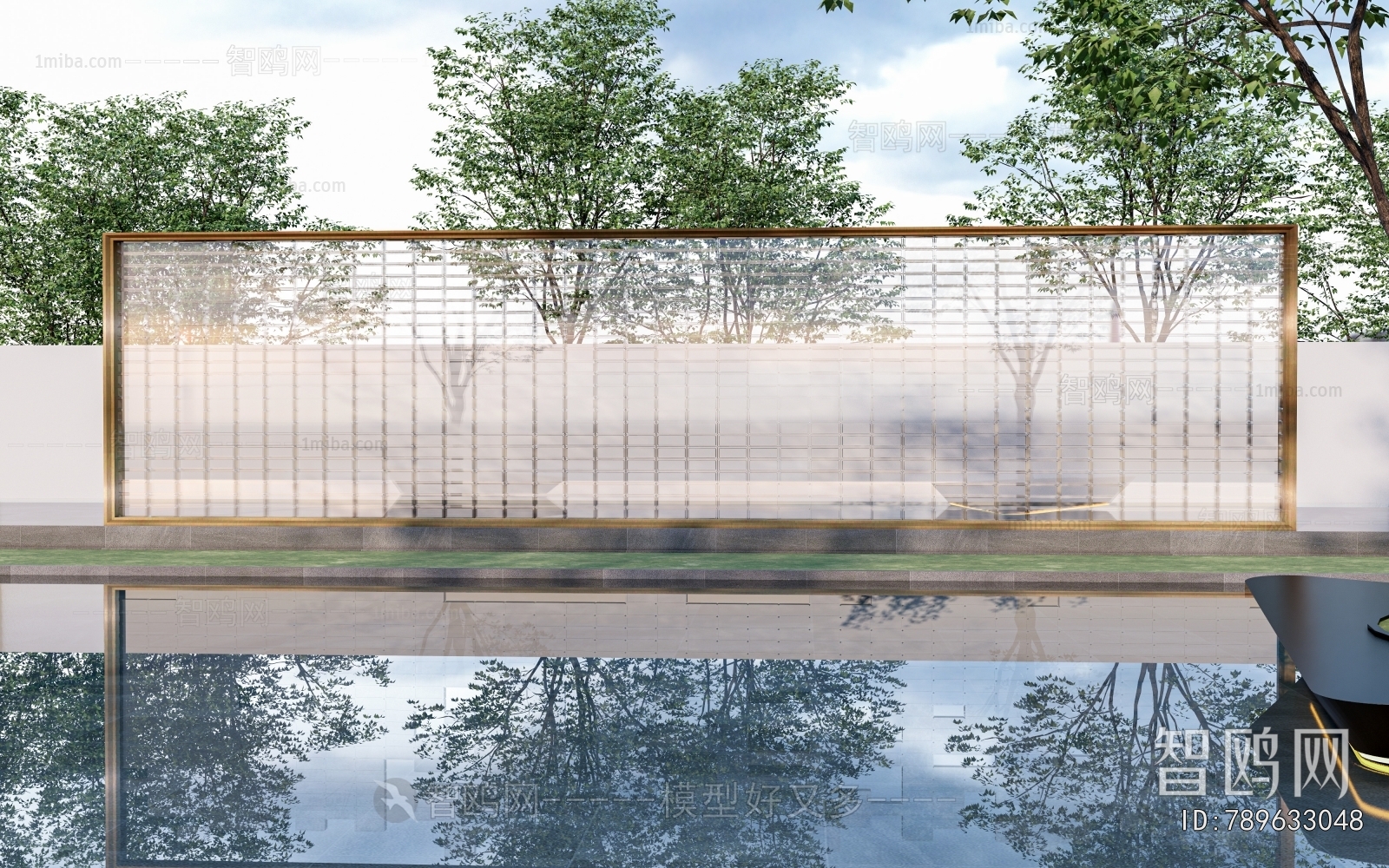 Modern Landscape Wall