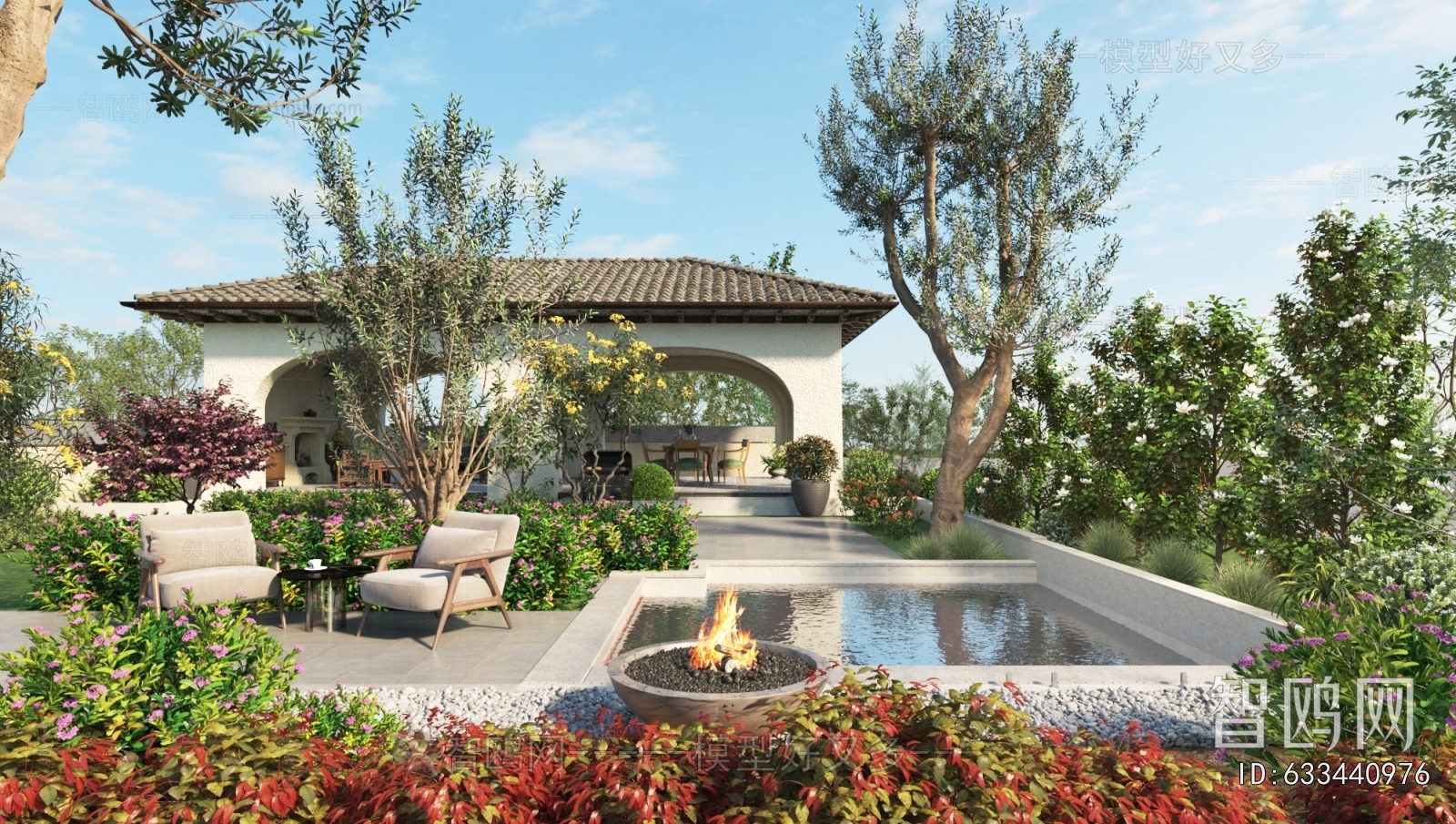 Modern Courtyard/landscape