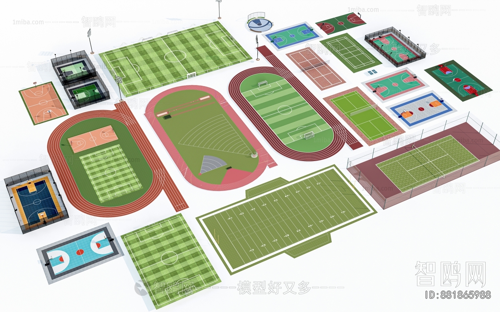 Modern Outdoor Sports Stadium