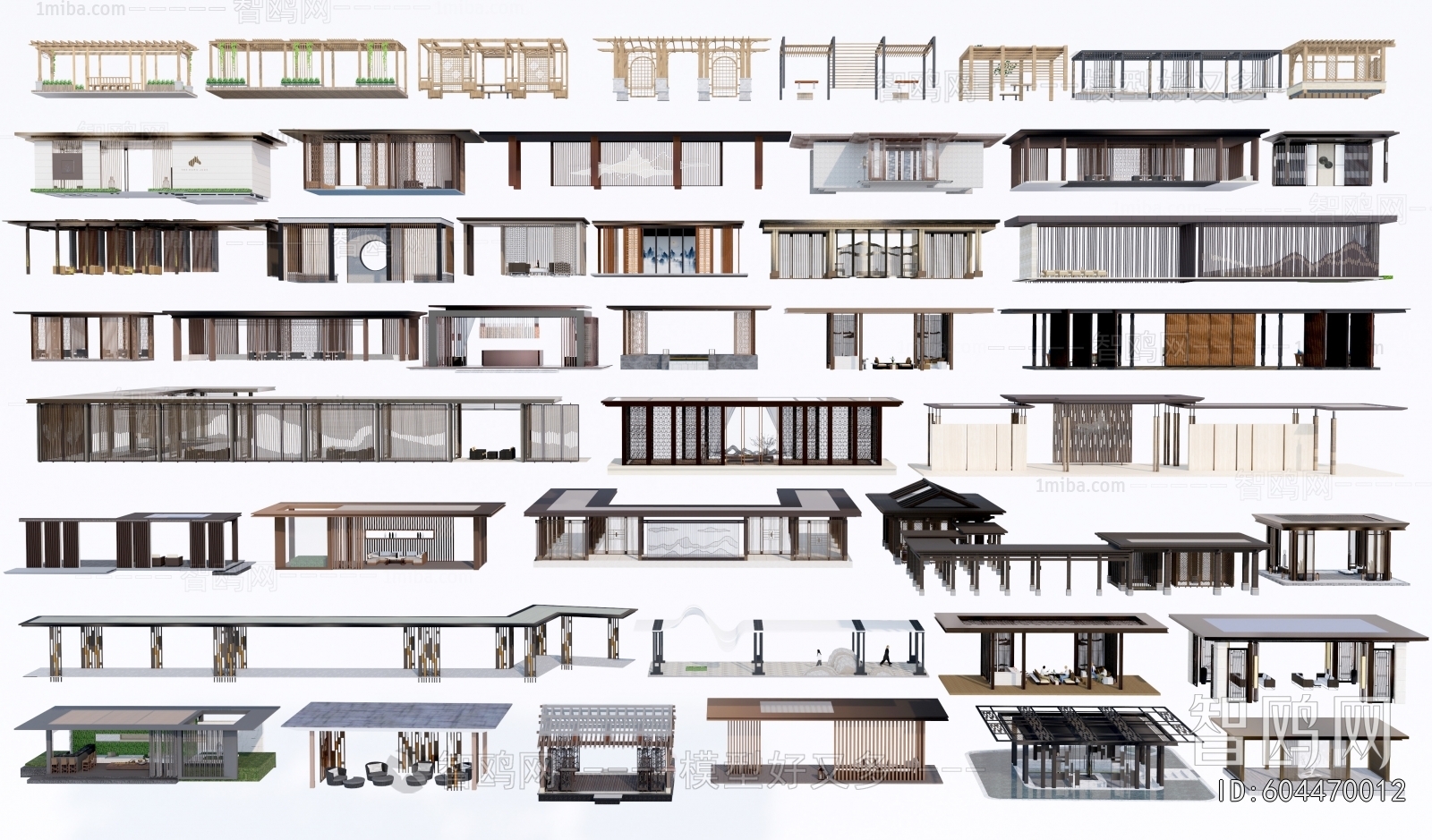 New Chinese Style Gallery Frame